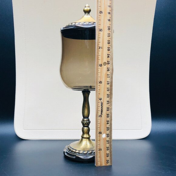 Vintage Amerock Carriage House Apothecary Jar: Chateaucore Bathroom Accessory - Picture 13 of 13